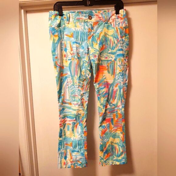 Lilly Pulitzer Callahan Chinos! Size 2 - Picture 1 of 6